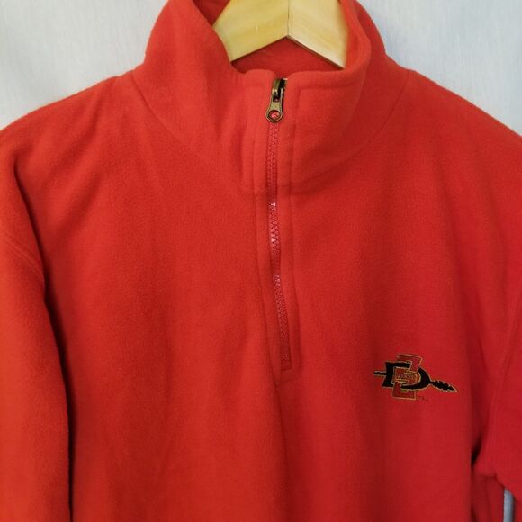 SDSU San Diego Aztecs Pullover Sweatshirt Quarter Zip Adult Small - Picture 4 of 9